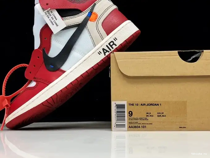 Rep TB Air The Jordan Retro 1 Chicago AA3834-101 Off-White Ten 0610
